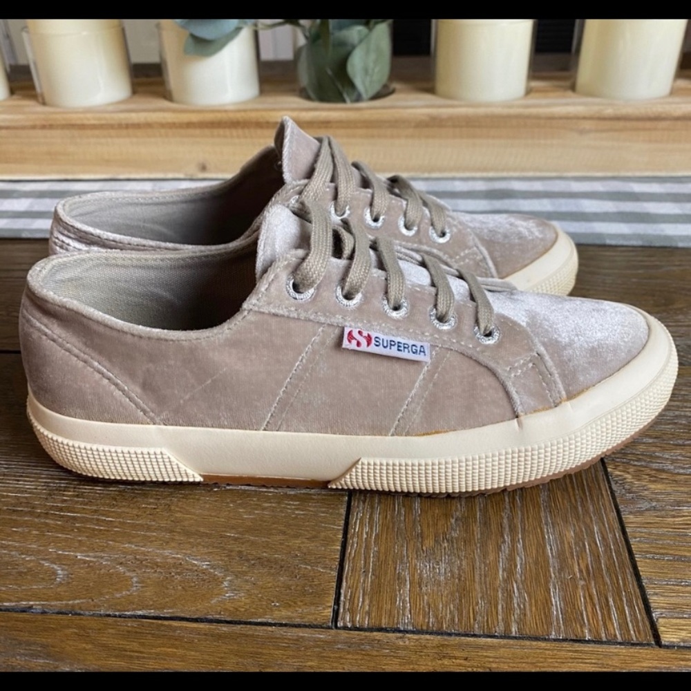 Superga 2750 Velvet JPW Lace Up Sneakers
